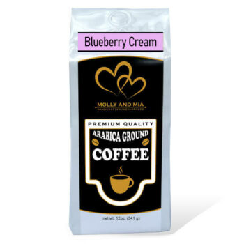 blueberry cream gourmet coffee